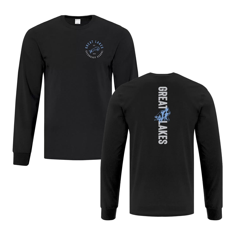 Great Lakes Adult Cotton Long Sleeve T-Shirt