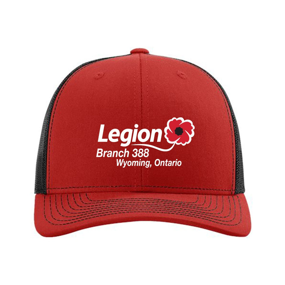 Wyoming Legion Branch 388 Snapback Trucker Cap