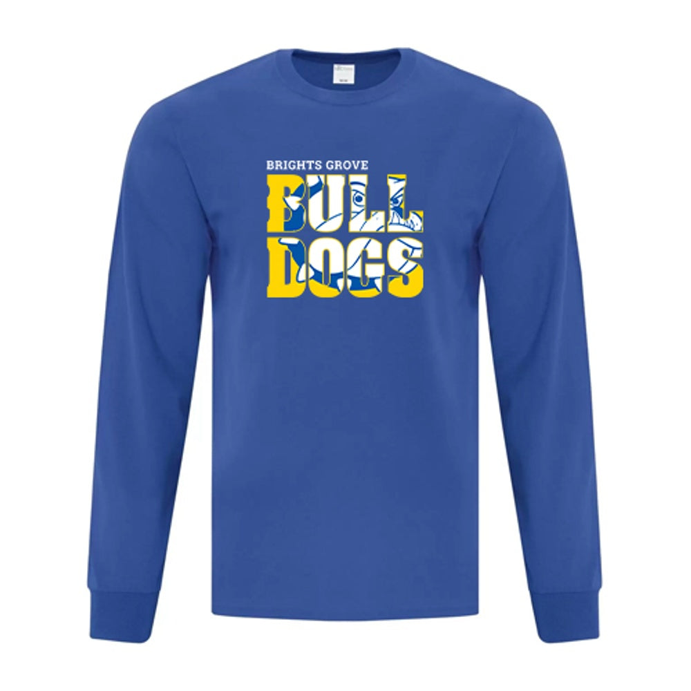 Brights Grove Adult Everyday Cotton Long Sleeve T-Shirt