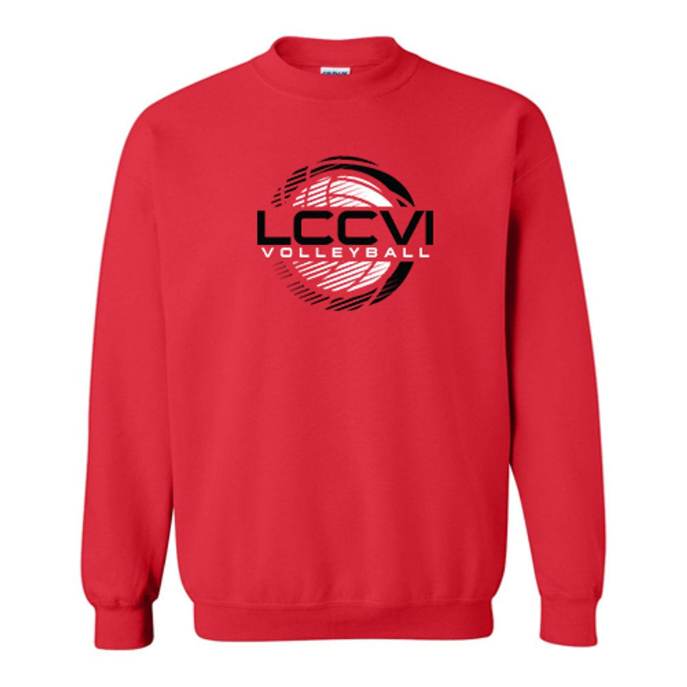 LCCVI Boys Volleyball Adult Crewneck Sweatshirt
