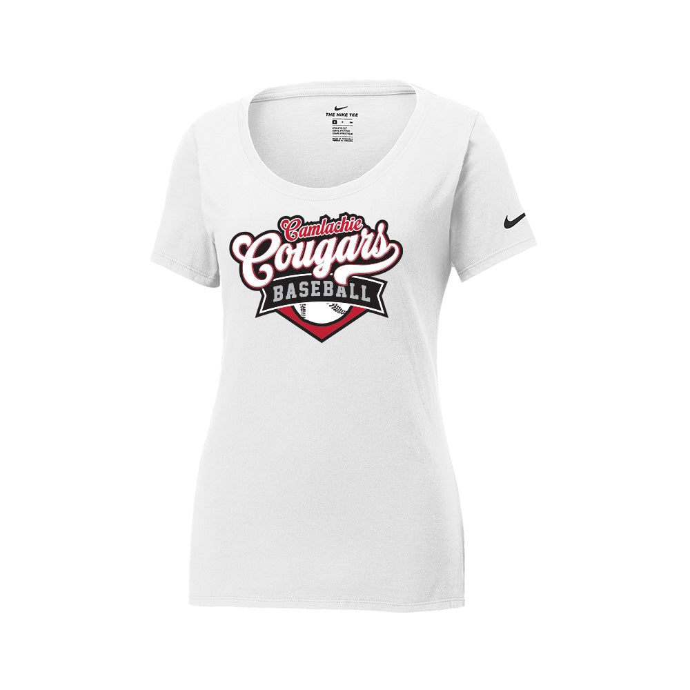 Camlachie Cougars Ladies' Nike Dri-FIT Cotton/Poly Scoop Neck Tee