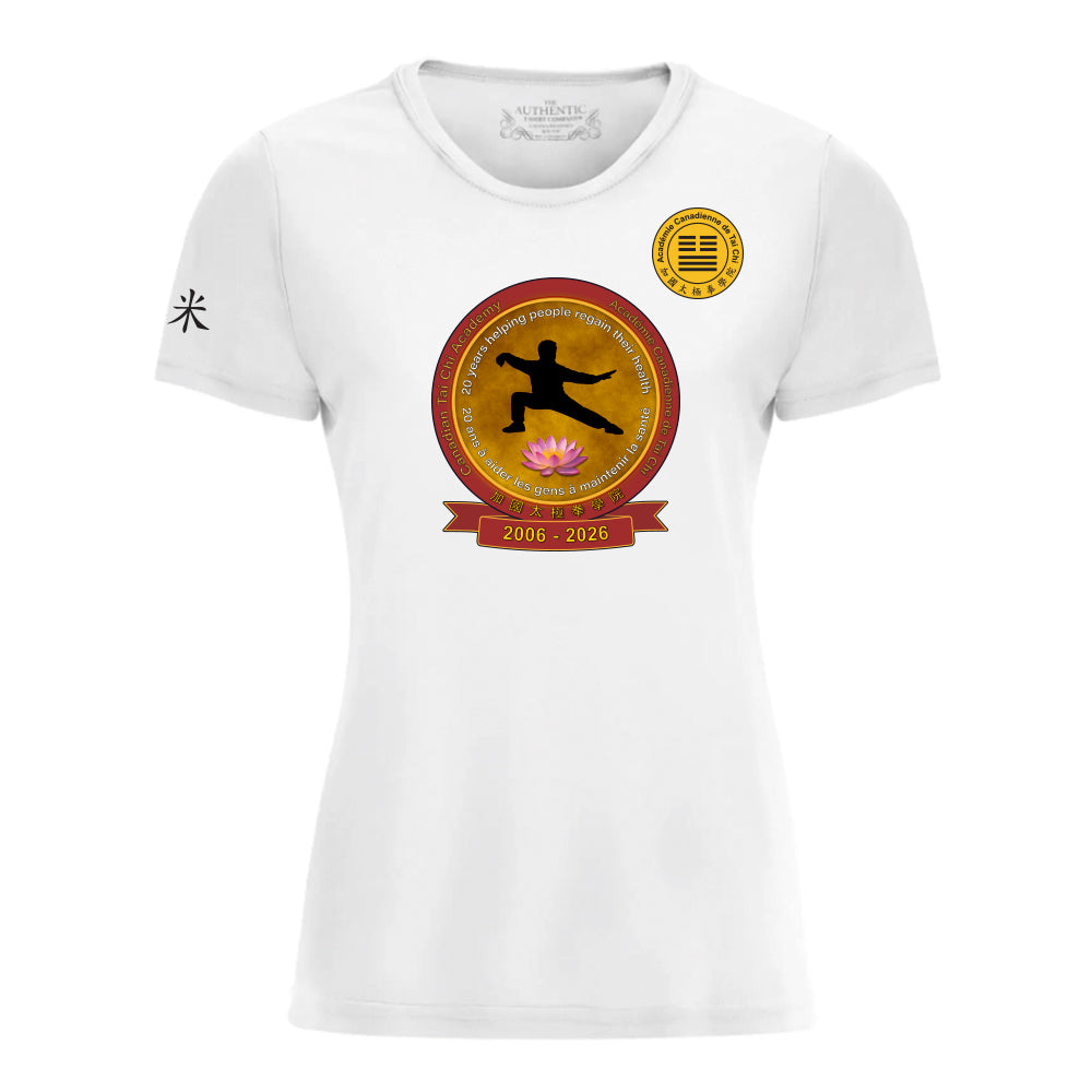Canadian Tai Chi 20th Anniversary Ladies' Pro Team T-Shirt (French)