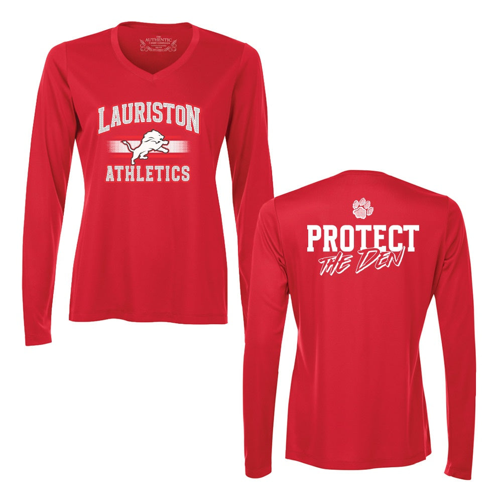 Victor Lauriston Ladies' Pro Team Long Sleeve V-Neck