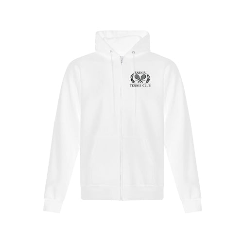 Sarnia Tennis Youth Fleece Full Zip Hooded Sweatshirt