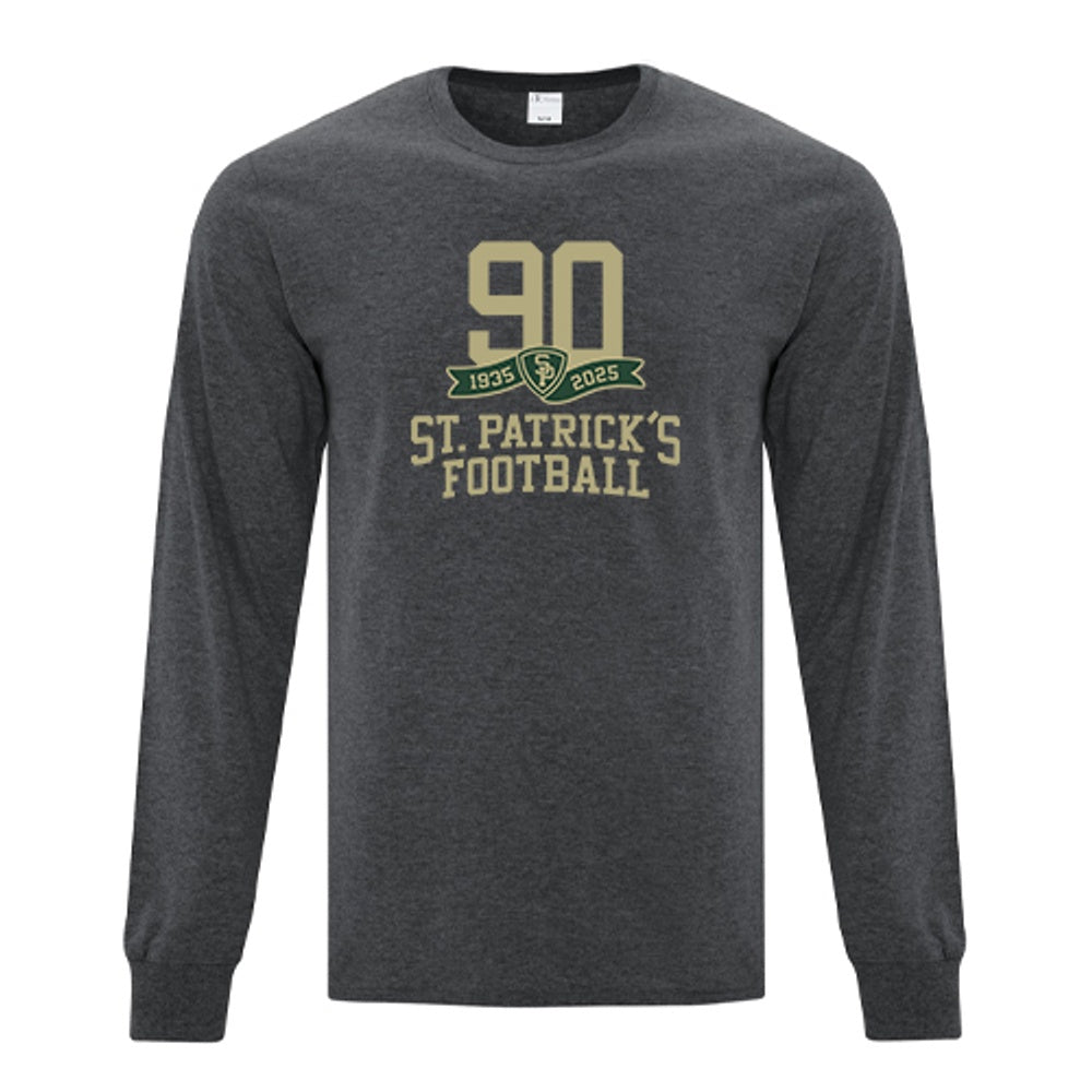 St. Pat's Football Adult Everday Cotton Long Sleeve T-Shirt