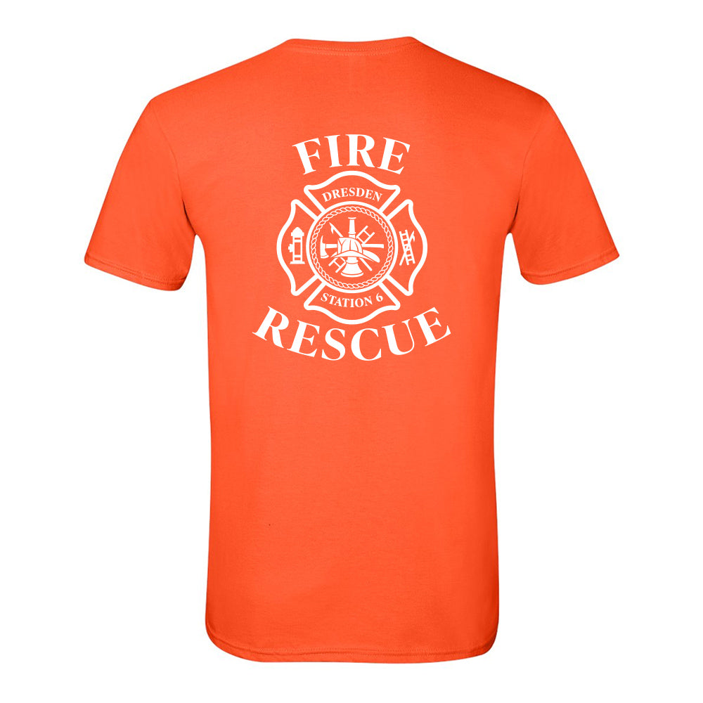 Dresden Fire Department Adult Softstyle T-Shirt