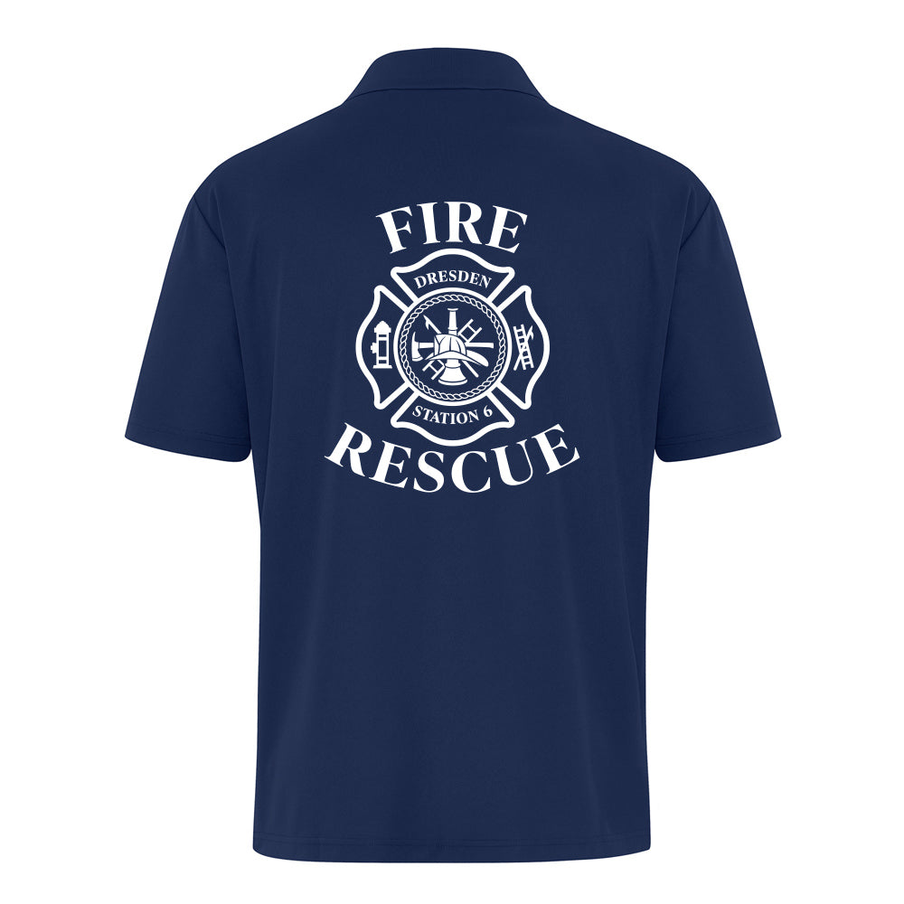 Dresden Fire Department Adult Snag Resistance Polo