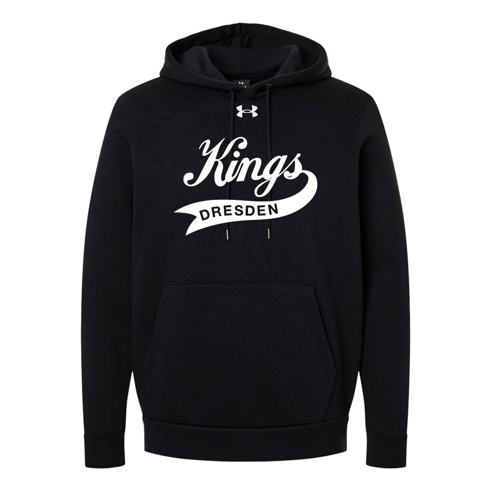 Dresden Jr Kings Adult Under Armour Team Icon Fleece Hooded Sweatshirt