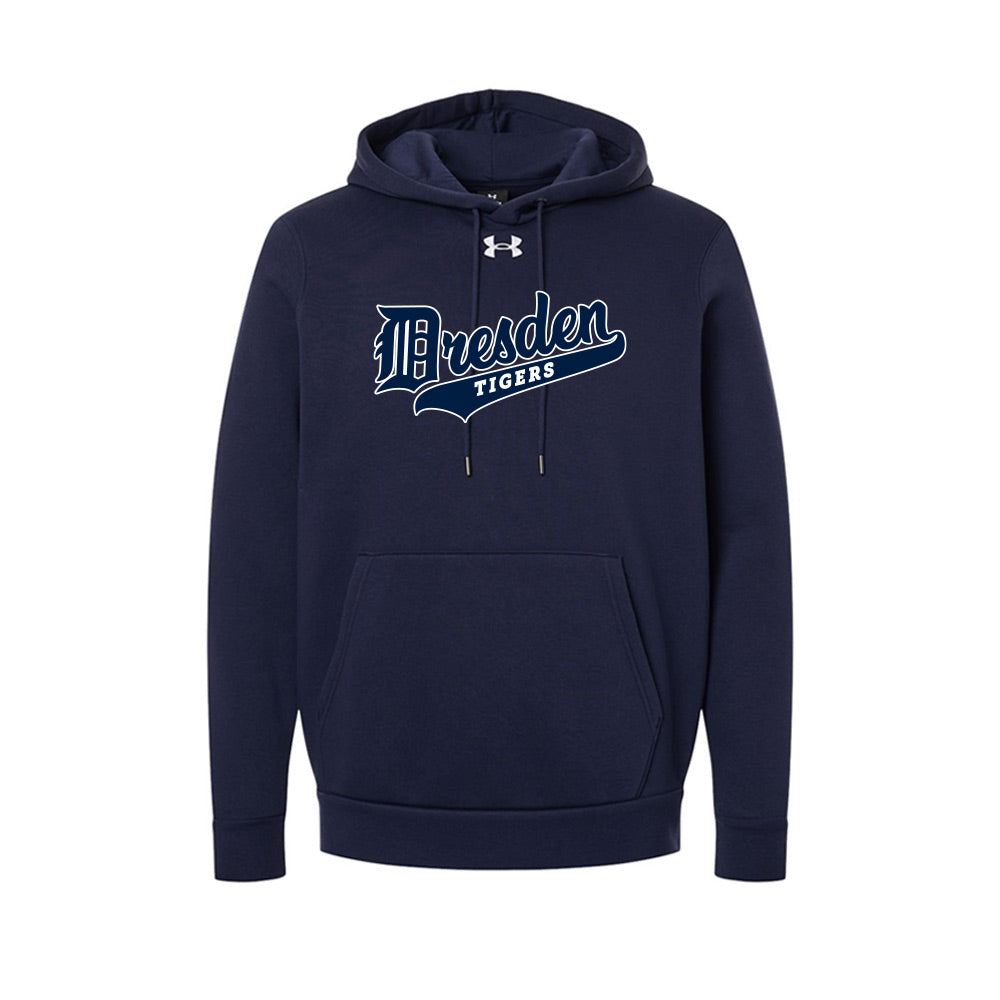Dresden Minor Baseball Adult Under Armour Fleece Hooded Sweatshirt