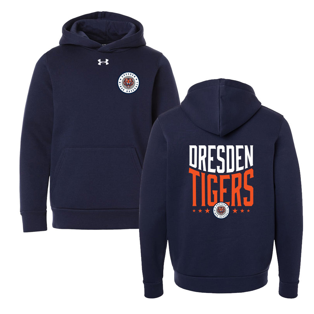Dresden Minor Baseball Youth Under Armour Fleece Hooded Sweatshir