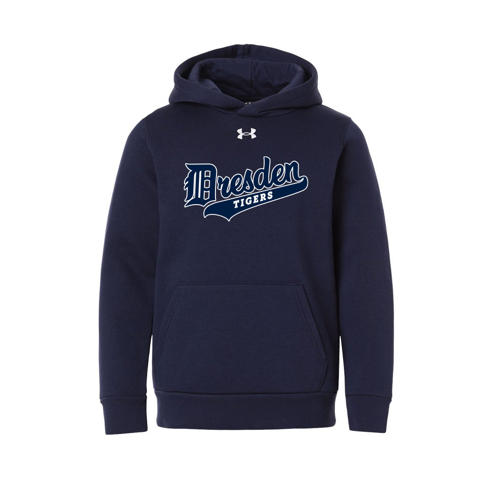 Dresden Minor Baseball Youth Under Armour Fleece Hooded Sweatshirt