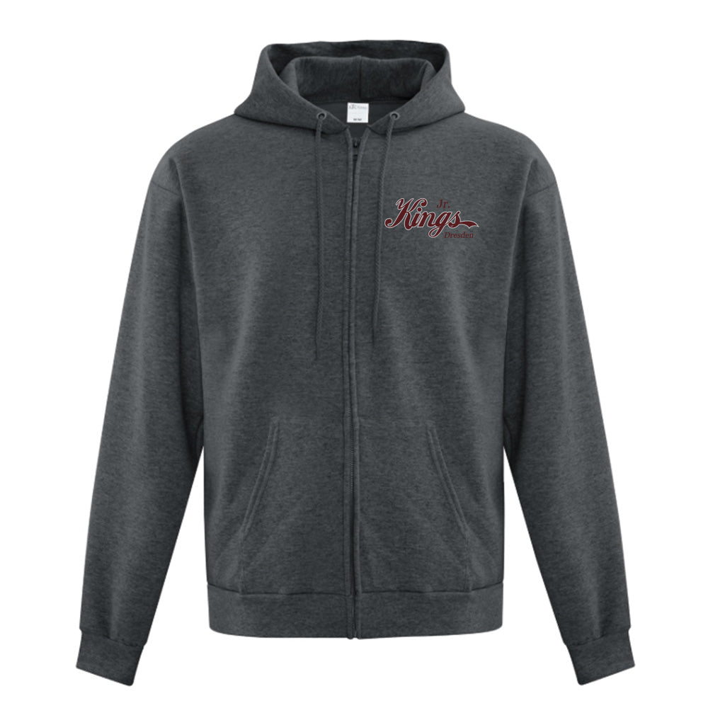 Dresden Minor Hockey Adult Fleece Full Zip Hooded Sweatshirt