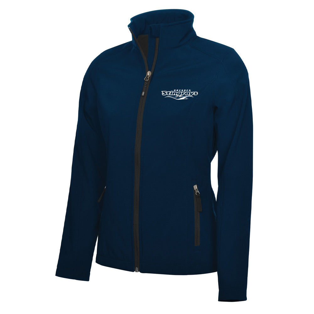 Dresden Stingrays Ladies' Water Repellent Soft Shell Jacket