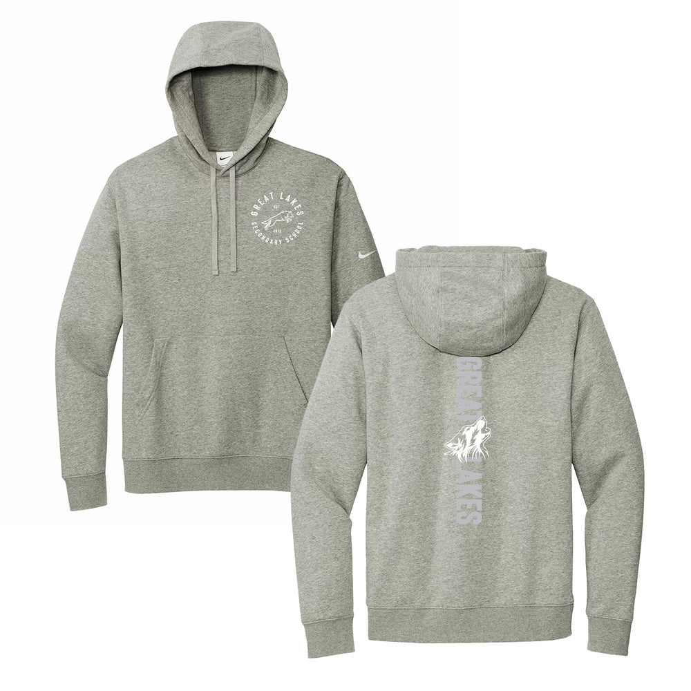 Great Lakes Adult Nike Club Fleece Hooded Sweatshirt