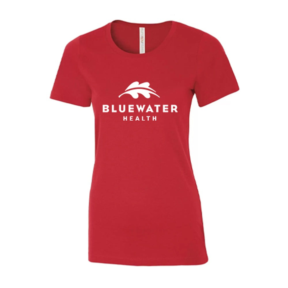 Bluewater Health Ladies' Eurospun® Ring Spun Tee