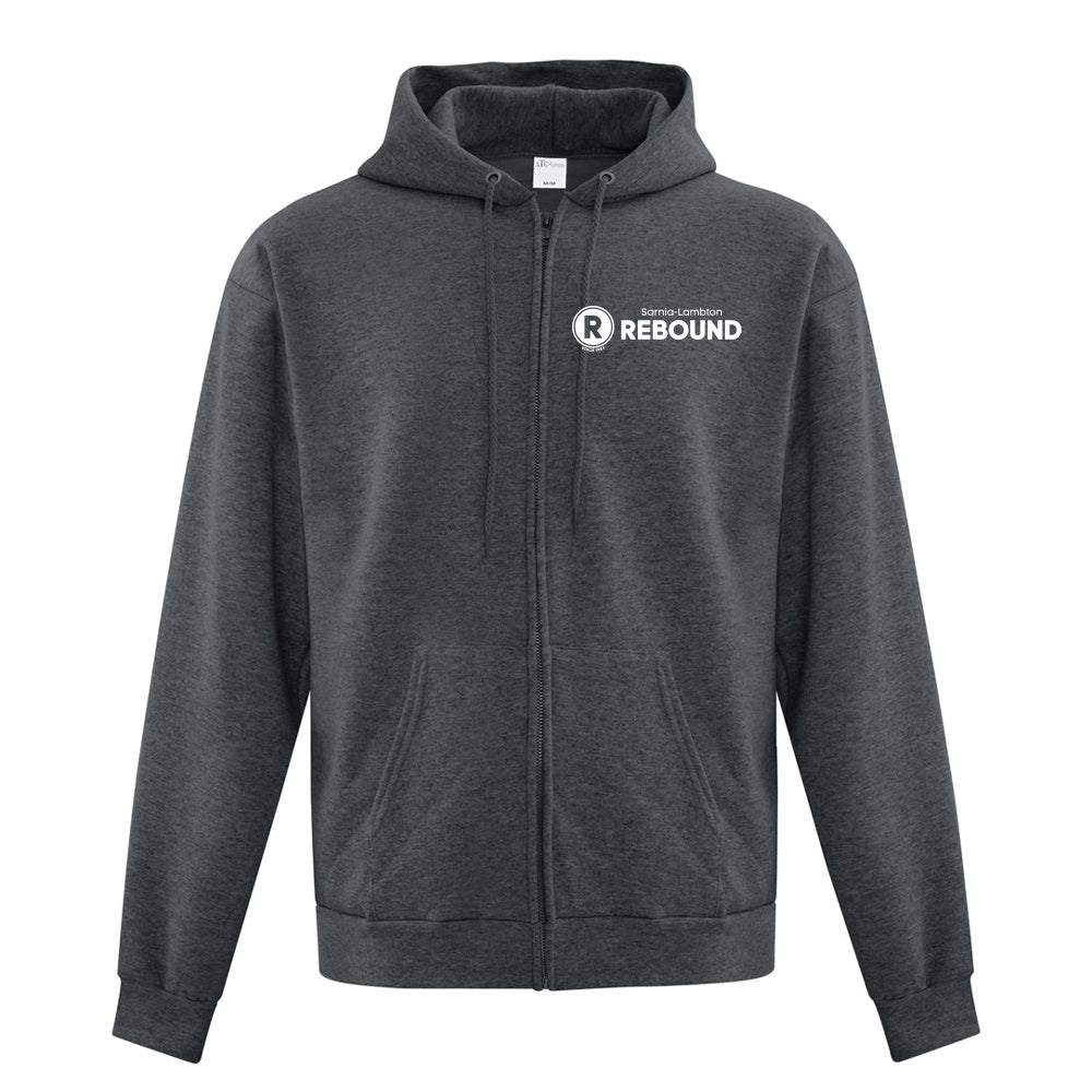 Sarnia-Lambton Rebound Adult Fleece Full Zip Hooded Sweatshirt