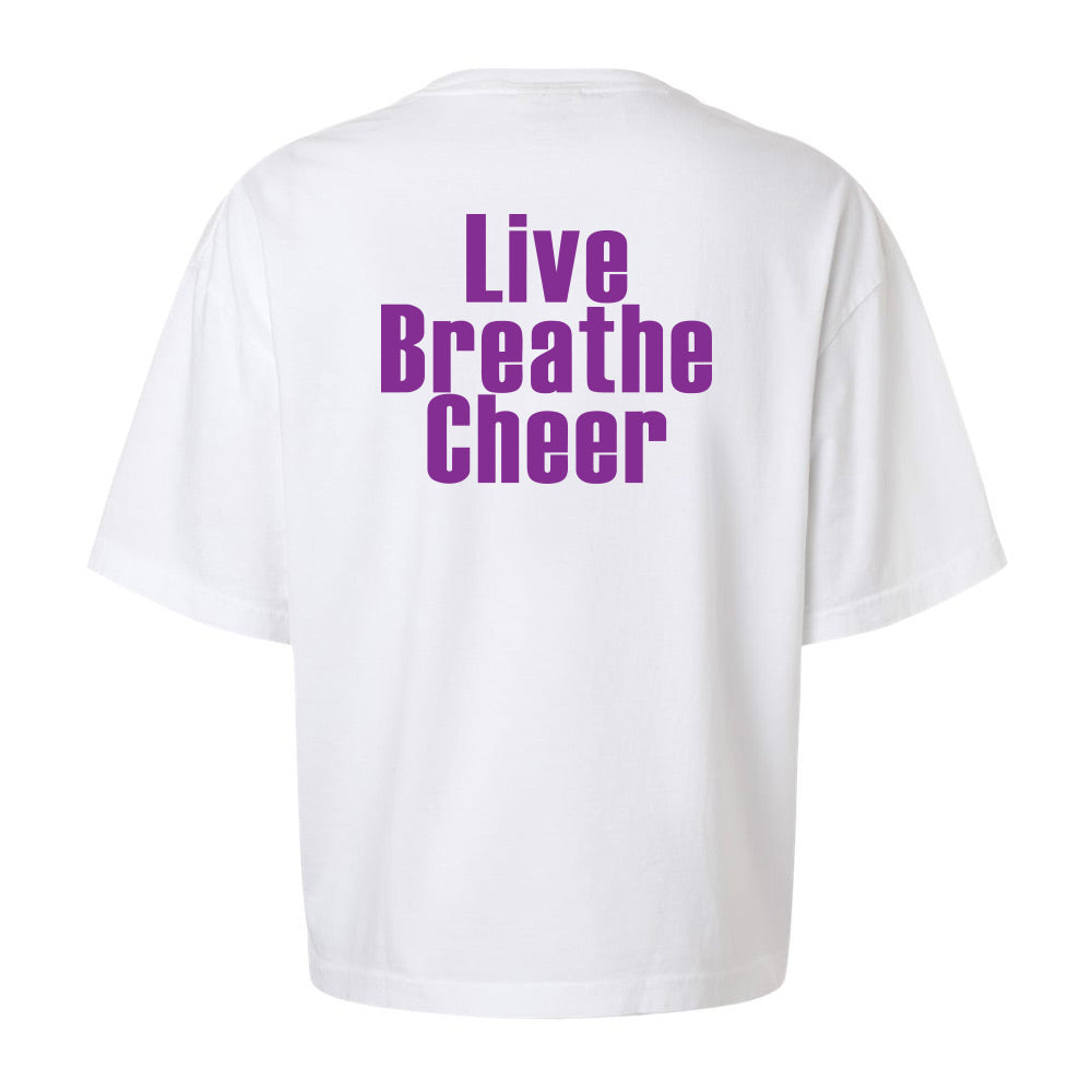 Eight Count Cheer Ladies' Heavyweight Boxy T-Shirt