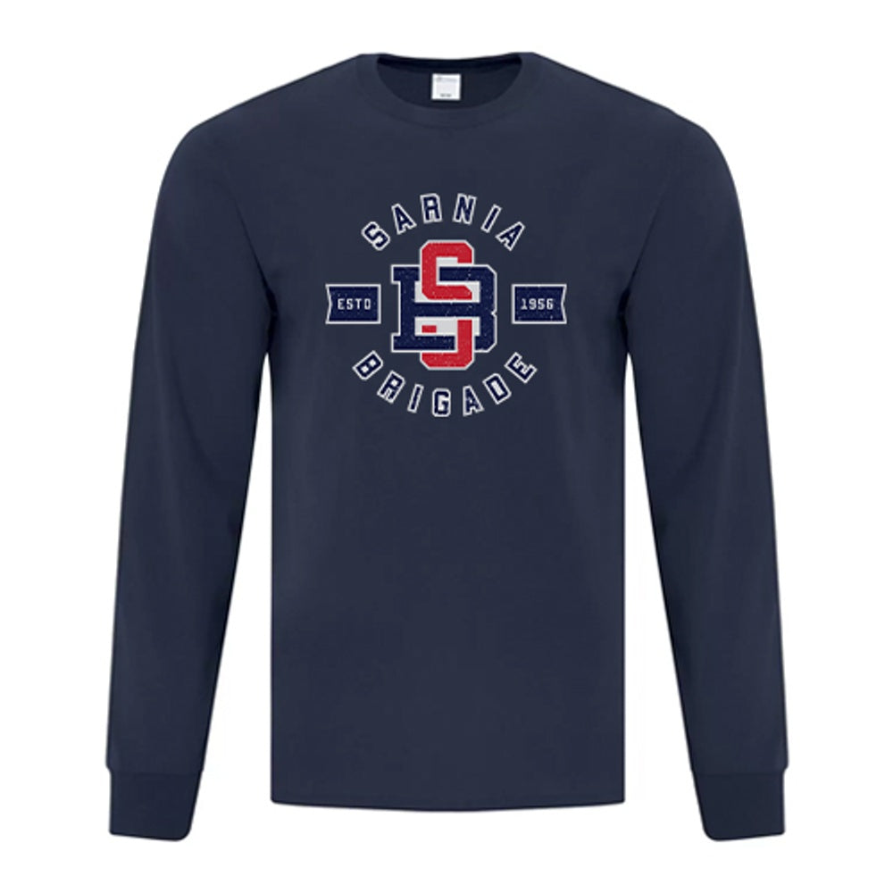 Sarnia Brigade Adult Everyday Cotton Long Sleeve T-Shirt