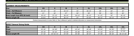 Men's Sizing Chart