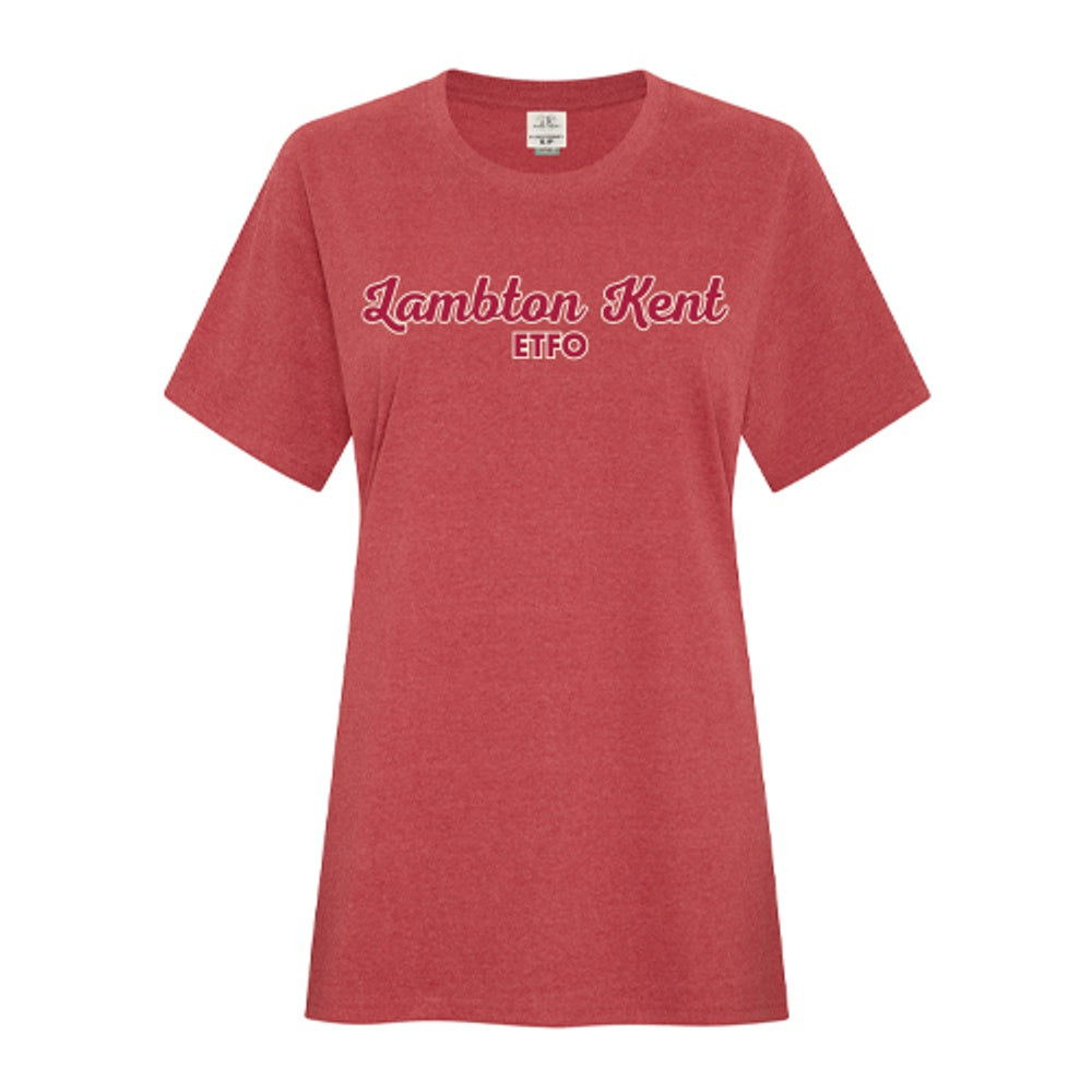 Lambton Kent ETFO Ladies' Earth Wash Tee