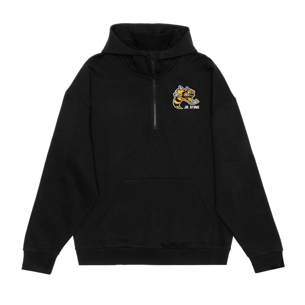 Sarnia Jr Sting Adult Drop Shoulder 1/2 Zip Hoodie