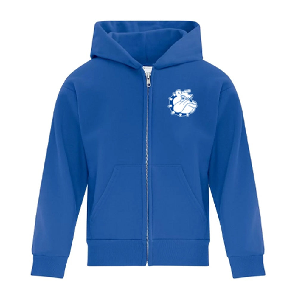Brights Grove Youth Everyday Fleece Full Zip Hooded Sweatshirt
