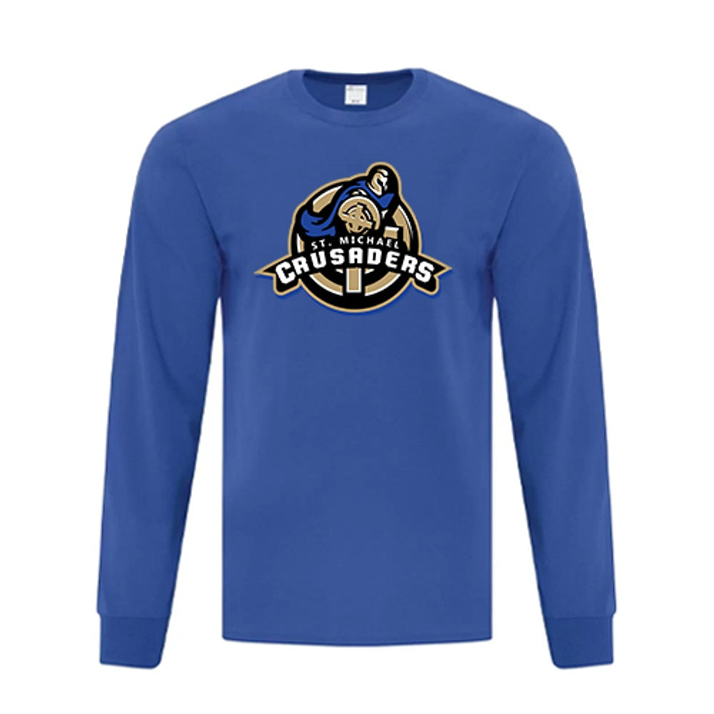 St Michael Adult Everyday Cotton Long Sleeve T-Shirt