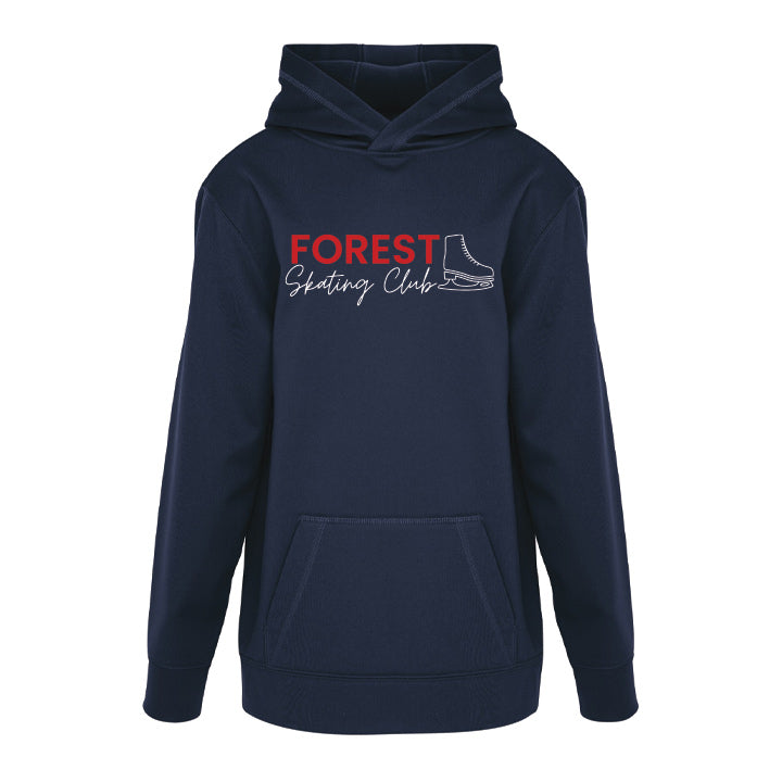 Forest Skating Club Youth Game Day Fleece Hooded Sweatshirt