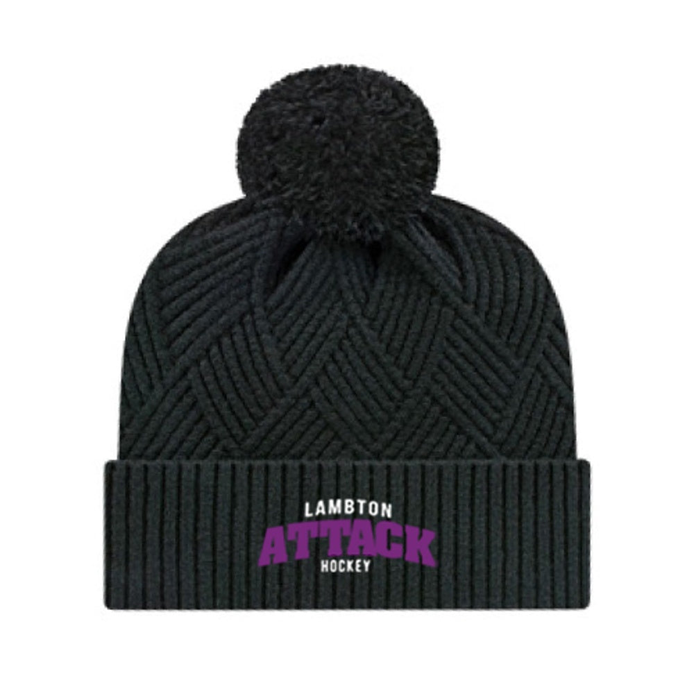 U11 Team 3 Lambton Attack Premium Diagonal Weave Knit Cap with Cuff
