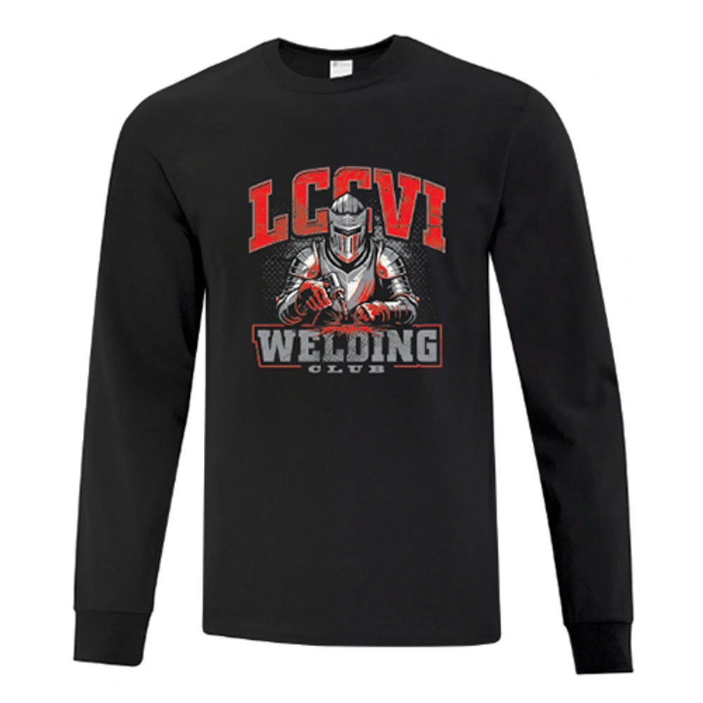 LCCVI Welding Club - Adult Cotton Long Sleeve T-Shirt