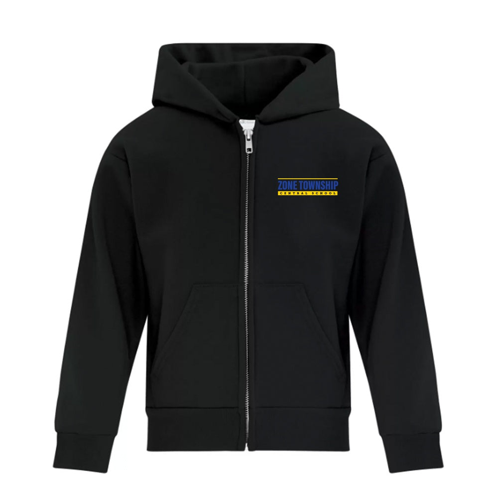 Zone Township Youth Everyday Fleece Full Zip Hooded Sweatshirt