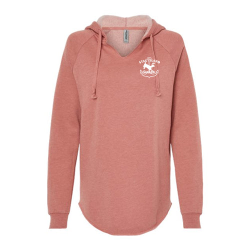 Stag Island Ladies' California Wave Wash Hooded Sweatshirt