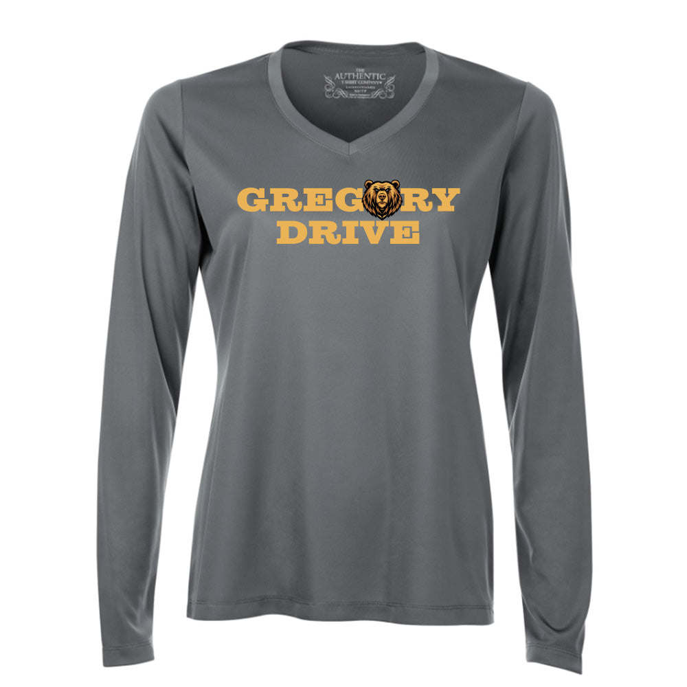 Gregory Drive Ladies' Pro Team Long Sleeve V-Neck