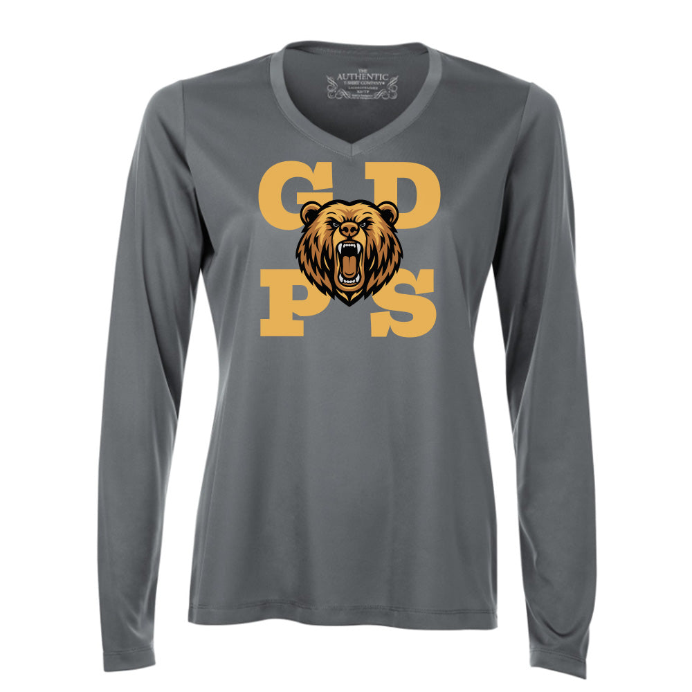 Gregory Drive Ladies' Pro Team Long Sleeve V-Neck