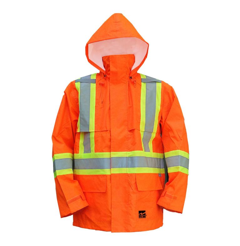 HI-VIS 150D RIP-STOP WATERPROOF JACKET