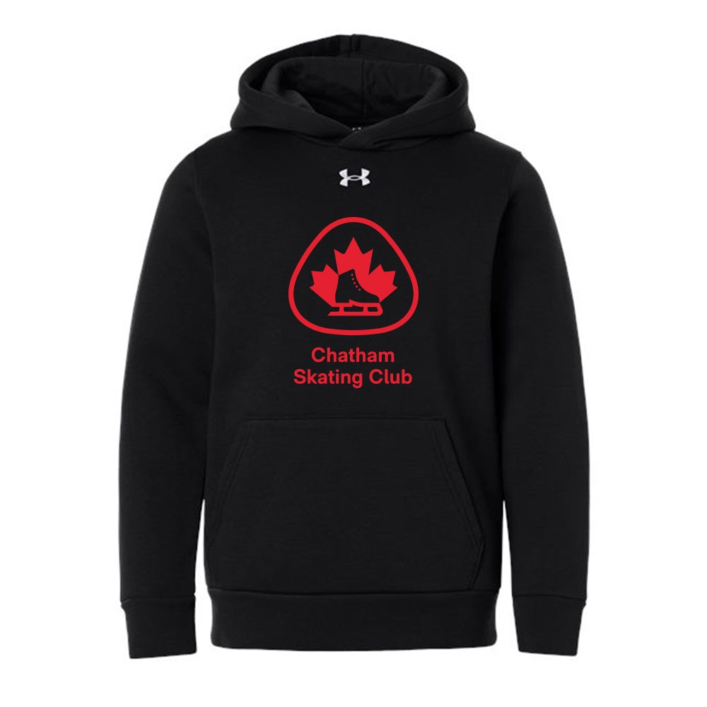 Chatham Skating Club Youth Under Armour Team Icon Fleece Hooded Sweatshirt