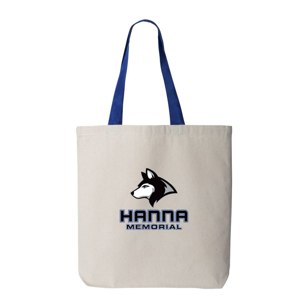 Hanna Memorial 11L Canvas Tote with Contrast-Color Handles