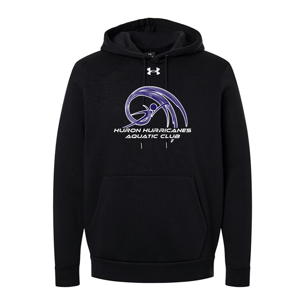 Huron Hurricanes Adult Under Armour Team Icon Fleece Hooded Sweatshirt