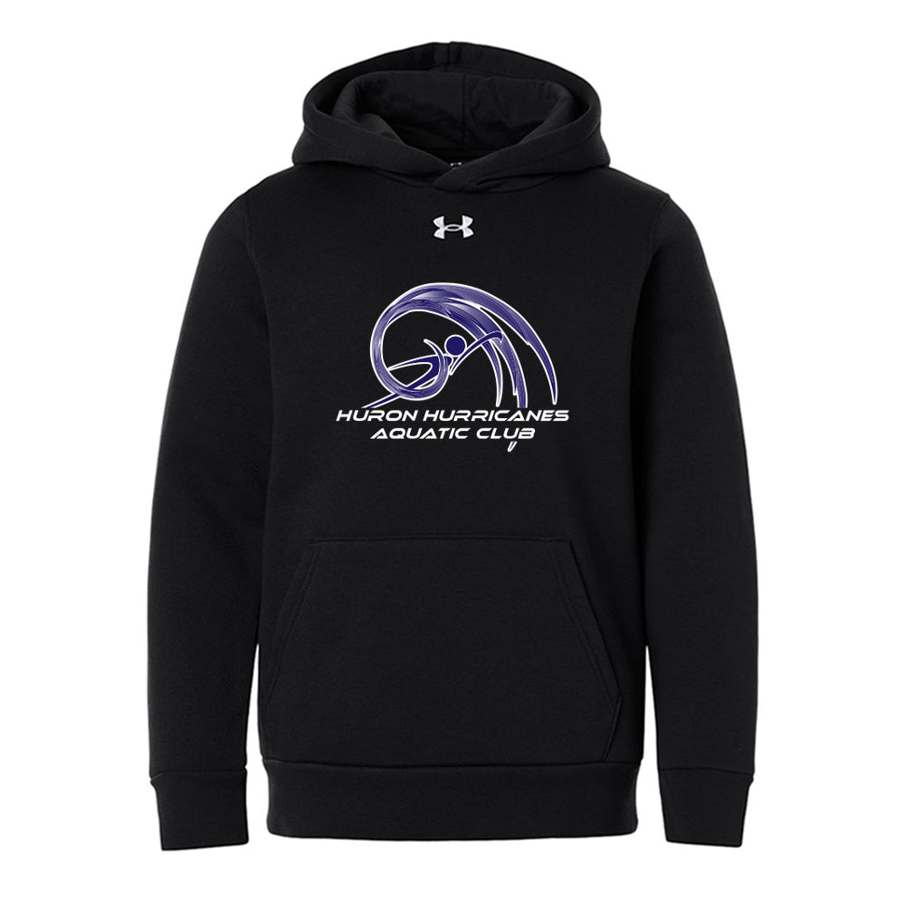 Huron Hurricanes Youth Under Armour Team Icon Fleece Hooded Sweatshirt