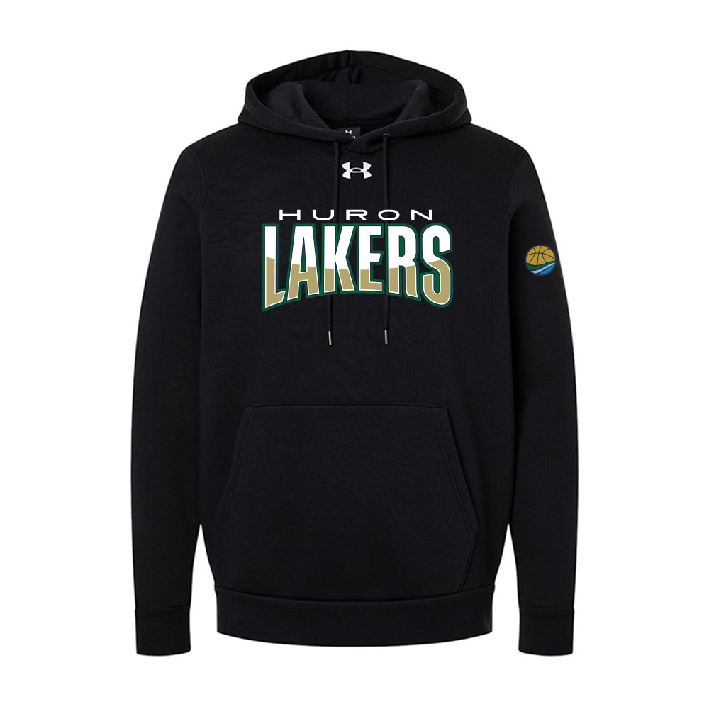 Huron Lakers Adult Under Armour Team Icon Fleece Hooded Sweatshirt