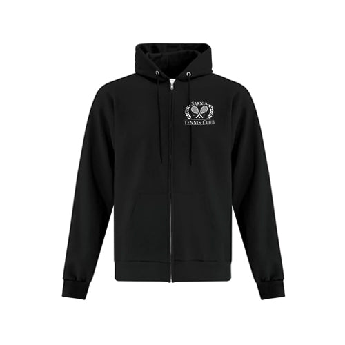 Sarnia Tennis Youth Fleece Full Zip Hooded Sweatshirt