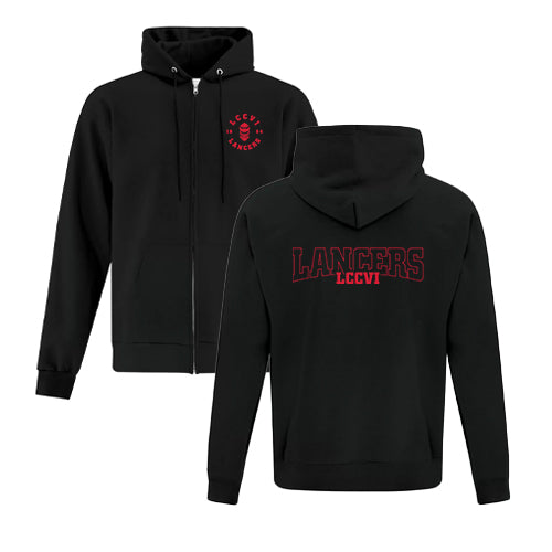 LCCVI Adult Everyday Fleece Full Zip Hooded Sweatshirt