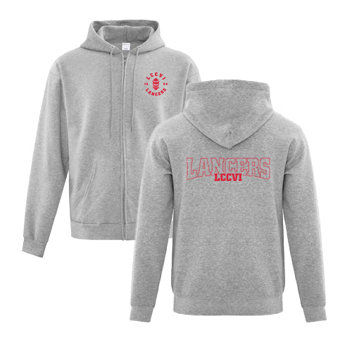 LCCVI Adult Everyday Fleece Full Zip Hooded Sweatshirt