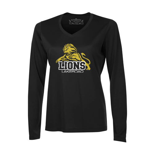 Lakeroad Ladies' Pro Team Long Sleeve V-Neck T-Shirt