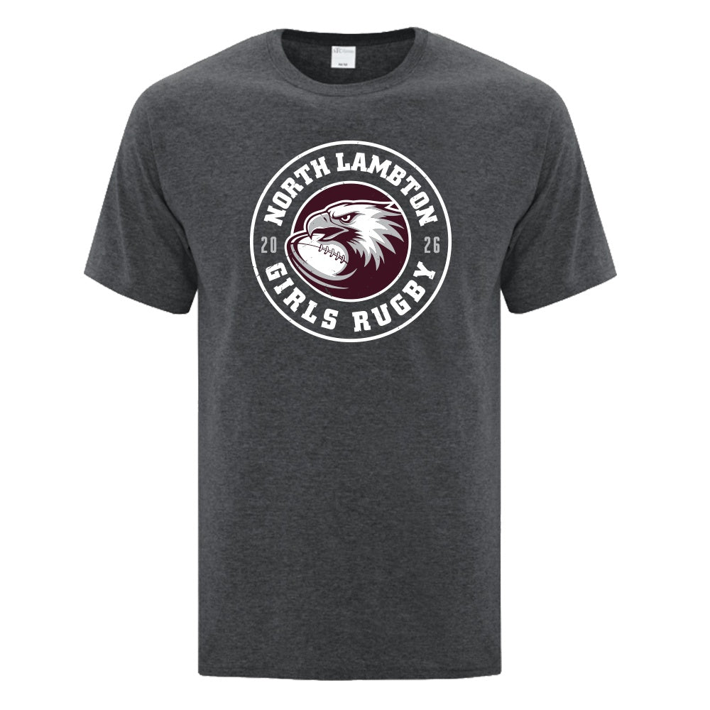 NLSS Girls Rugby Adult Cotton T-Shirt