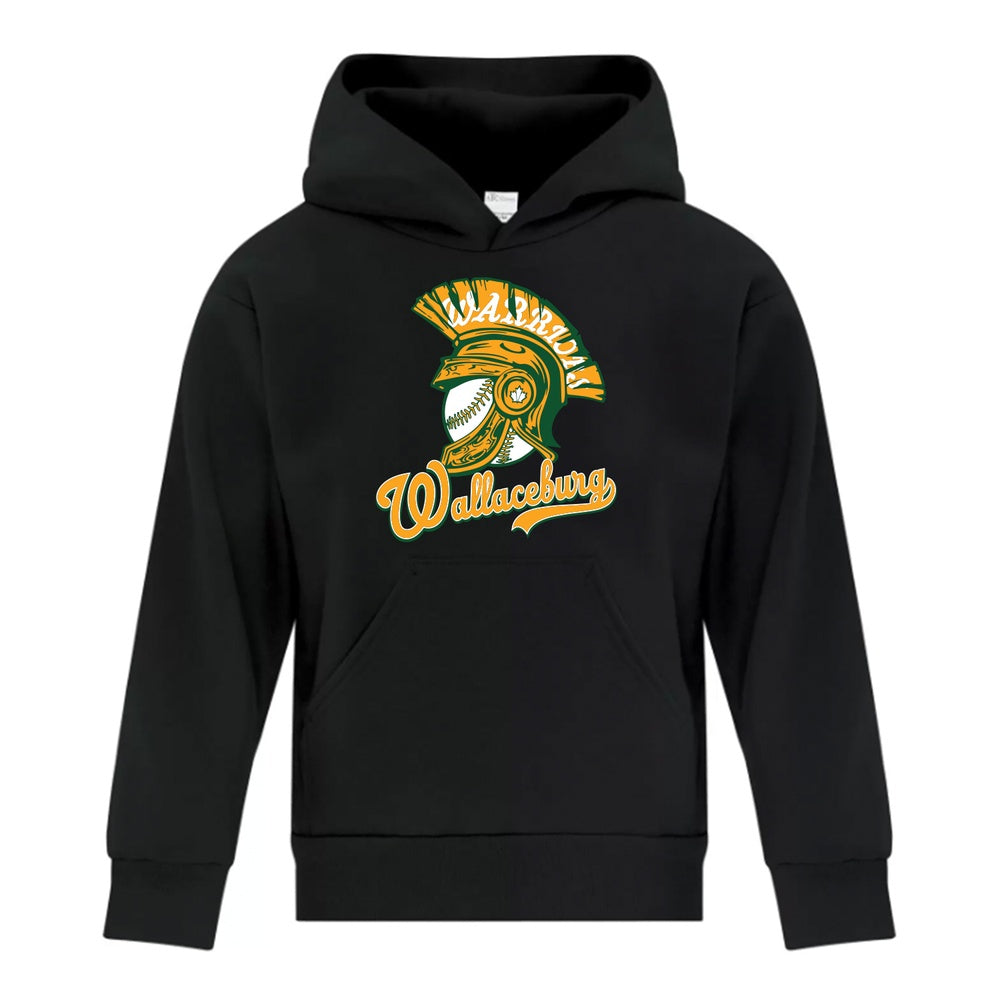 Wallaceburg Minor Baseball Youth Everyday Fleece Hooded Sweatshirt