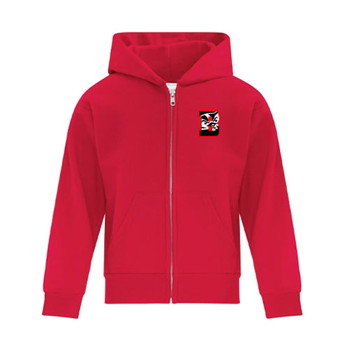 Bridgeview Youth Everyday Fleece Full Zip Hooded Sweatshirt