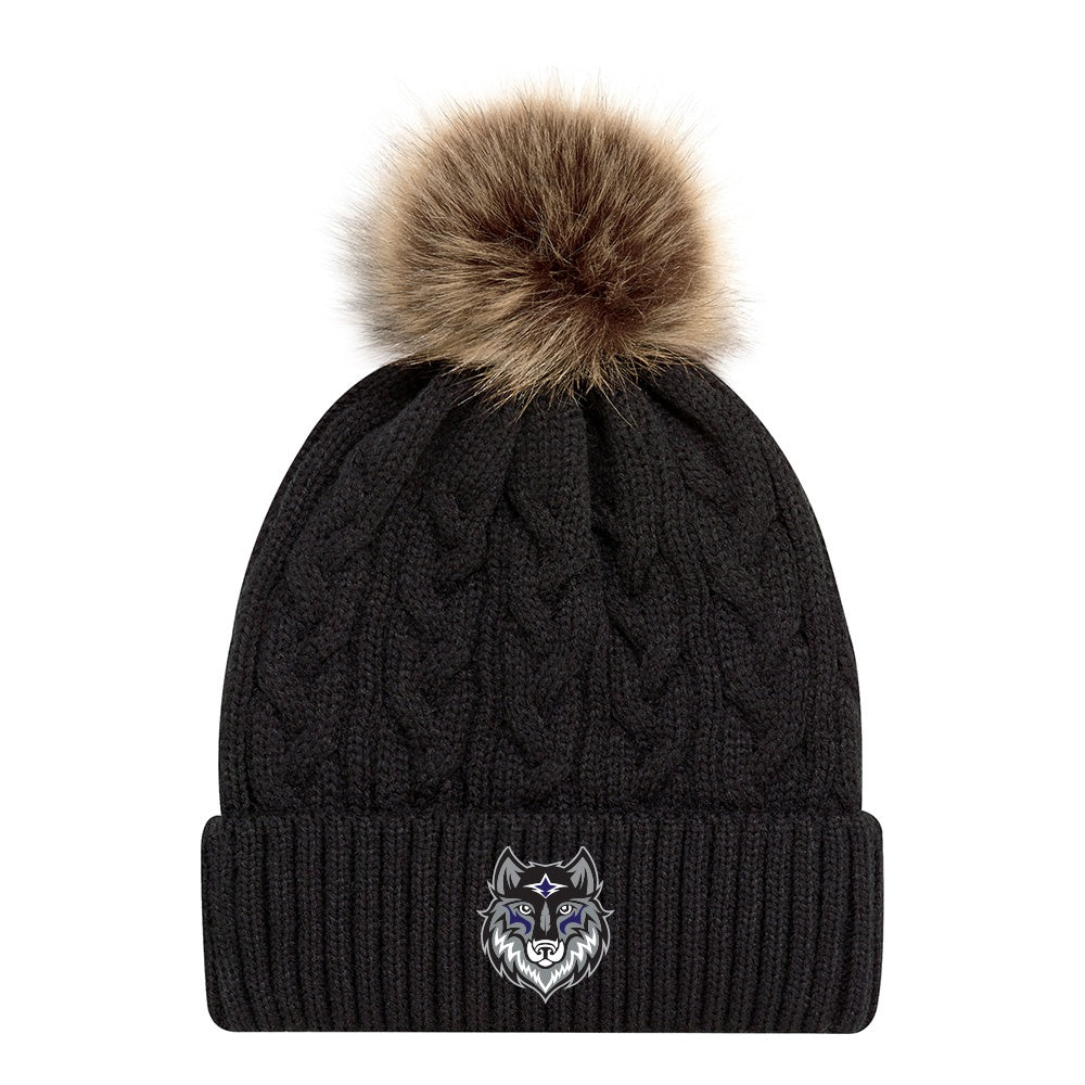 St. Teresa of Calcutta Faux Fur Pom Pom Cuff Toque