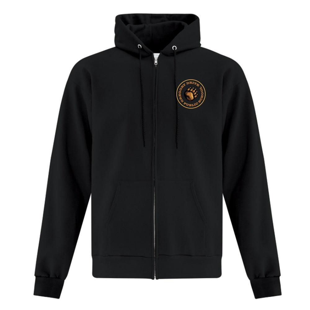Gregory Drive Adult Fleece Full Zip Hooded Sweatshirt