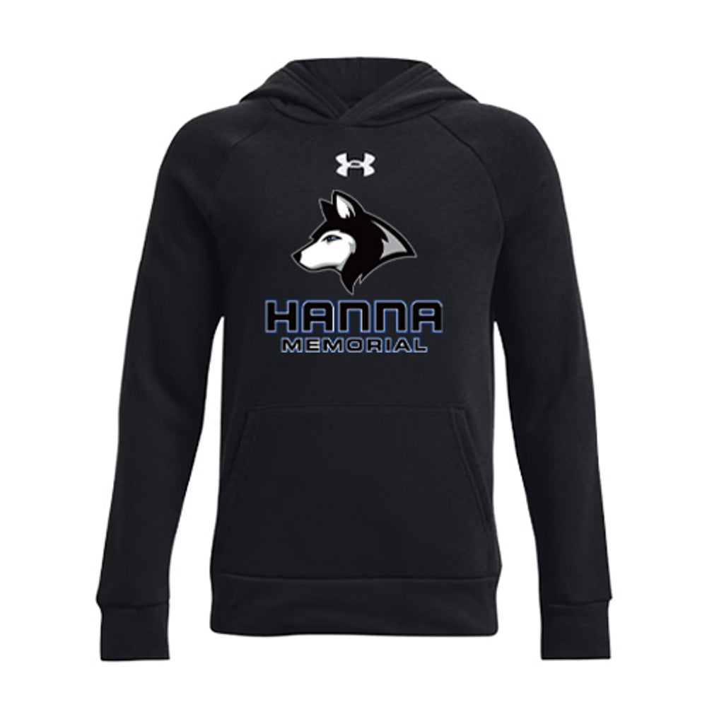 Hanna Memorial Youth Under Armour Rival Fleece Hooded Sweatshirt